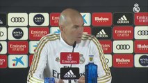 Zidane se enfada al ser preguntado por la indisposición de Courtois