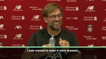 Klopp fails in dramatic Liverpool press conference exit