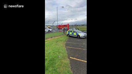 'Suspicious package' at Glasgow Airport declared safe by emergency services