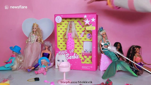 Norwegian makeup artist transforms herself into a real-life Barbie doll