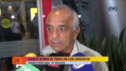 Agenda FS: El DT de Veracruz aseguró que aún hay deudas con el plantel