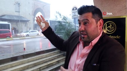 Beklenen yağış Edirne’de başladı