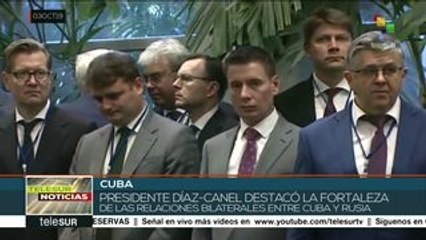 Destaca Díaz-Canel fortaleza de relaciones entre Cuba y Rusia