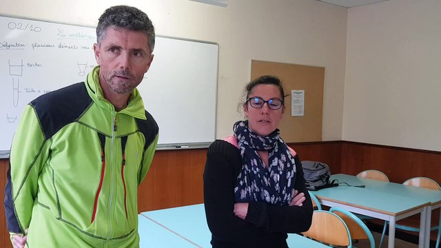 La directrice et le directeur adjoint du Grand Chalet prennent la parole