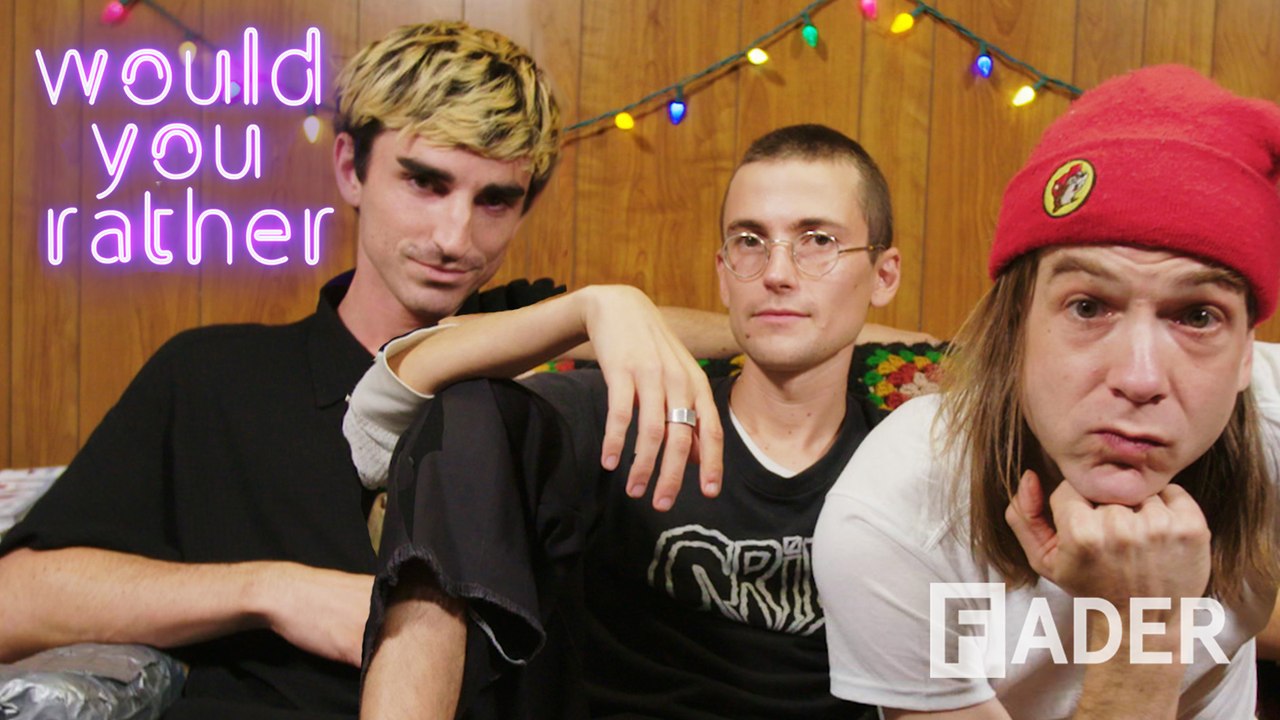 DIIV are here for your flat earth theories in Would You Rather