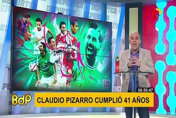 Claudio Pizarro: así saludaron al ‘Bombardero’ por sus 41 años