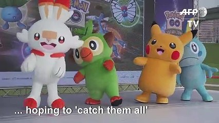 Pokémon fans flock to Taiwan festival to 'catch 'em all'