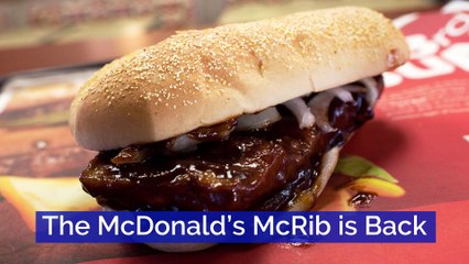 The McDonald’s McRib is Back