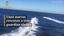 Unos narcos rescatan a tres guardias civiles