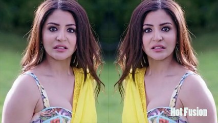 Anushka Sharma Hot Edit in Saffron Saree