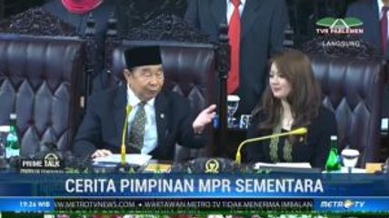 Pesan di Balik Pantun Penutup Pimpinan MPR Sementara