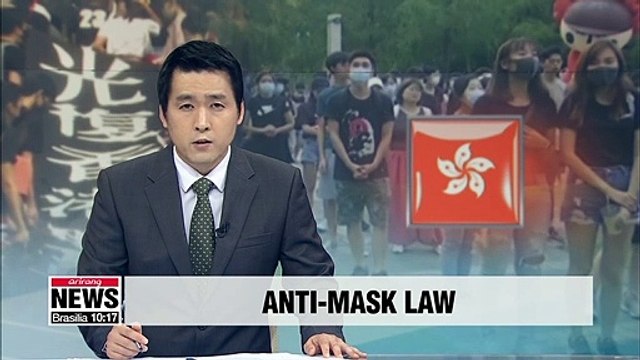 Hong Kong leader invokes emergency powers to ban masks during protests