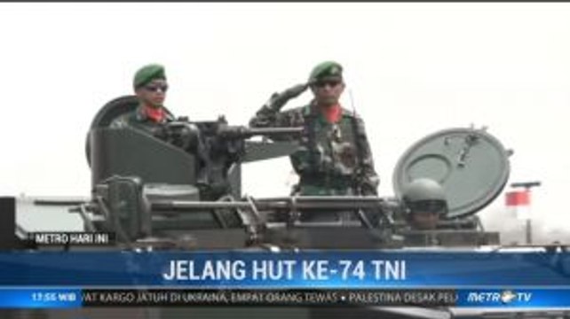 Panglima TNI Pimpin Geladi Bersih Peringatan HUT ke-74 TNI