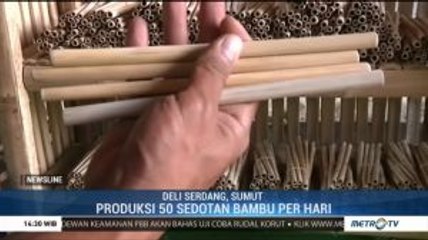 Merdeka dari Sampah Plastik Lewat Sedotan Bambu