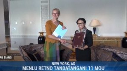 Menlu Teken Sebelas MoU dalam Majelis Umum PBB ke-74