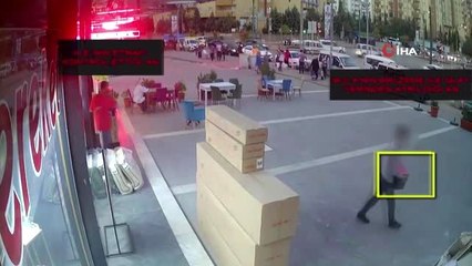 İş yerinin önünden kıyma makinesini böyle çaldılar