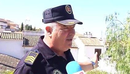 Un ladrón queda atrapado en una chimenea de Granada