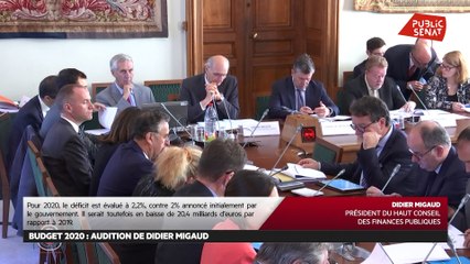 Budget 2020 : audition de Didier Migaud - Les matins du Sénat (04/10/2019)