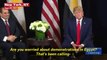 Trump Says He Is 'Not Concerned' With Egypt Protests During Meeting With Egyptian President el-Sisi