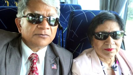 BDMV-170 Aruna & Hari Sharma  in Flugbus 801 from Arlanda T5 to Uppsala May 21, 2019