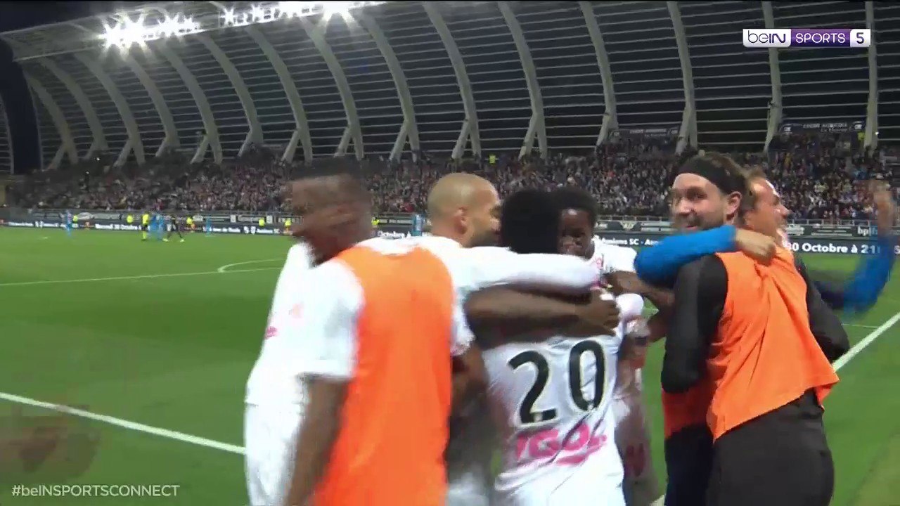 Amiens 3-1 Marseille: GOAL Stiven Mendoza