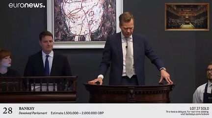 Quadro de Banksy bate recorde