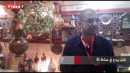 شاب يبدع في صناعة الأشكال باستخدام وحدات الإضاءة بـ تراثنا