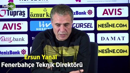 Ersun Yanal: "Antalyaspor'a karşı her alanda üstündük ama gol atamadık"