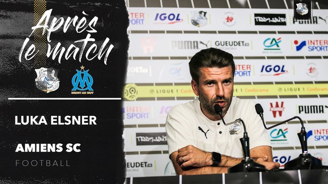 Après le match - Amiens SC - O.Marseille ( 3-1), Luka Elsner