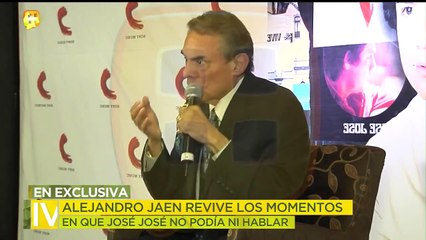 Alejandra Jaen revive los momentos en que Jose´José no podía ni hablar. | Ventaneando