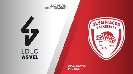 LDLC ASVEL Villeurbanne - Olympiacos Piraeus Highlights | Turkish Airlines EuroLeague, Regular Season Round 1