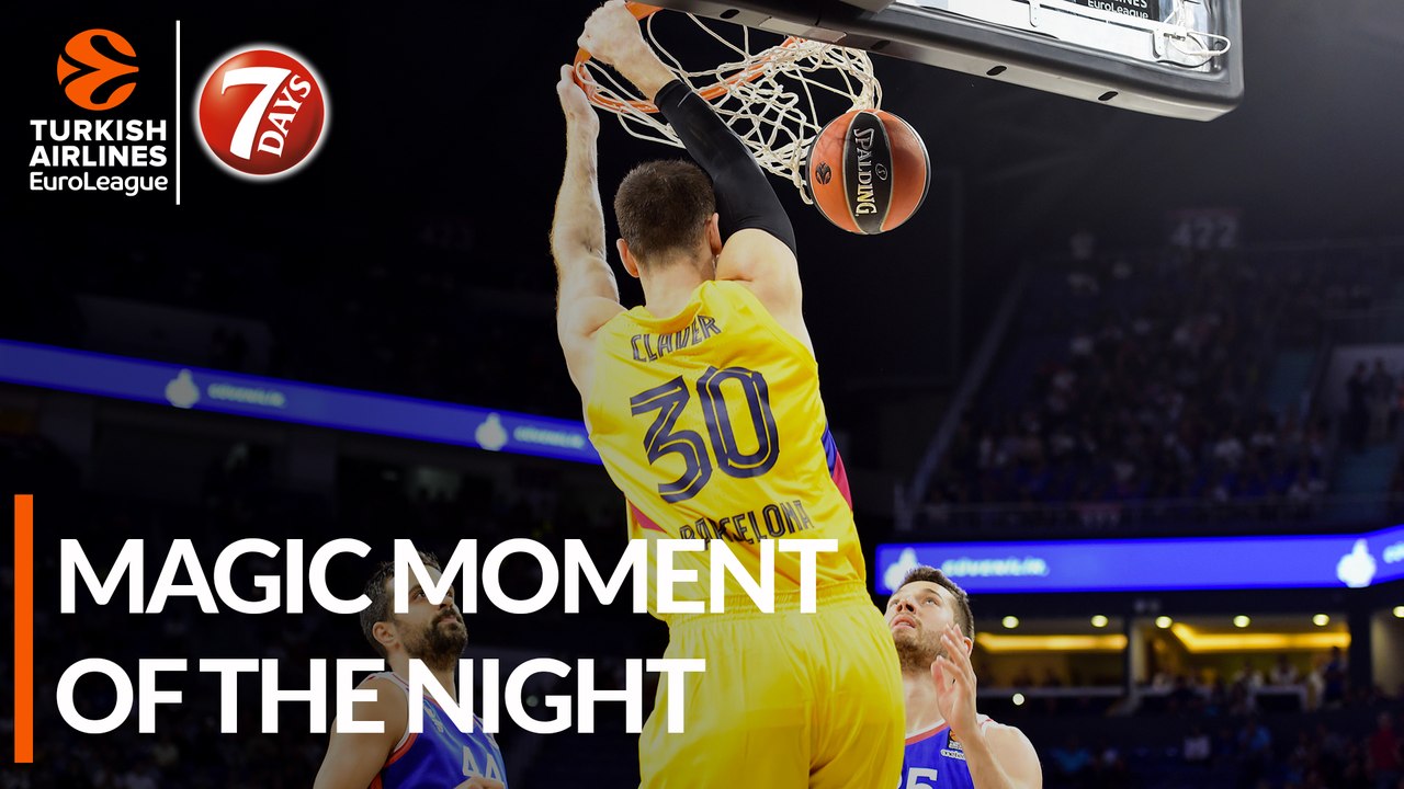 7DAYS Magic Moment of the Night: Victor Claver, FC Barcelona