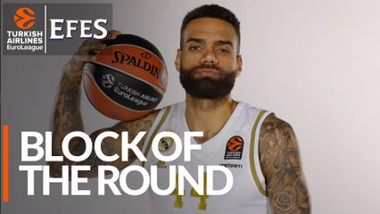 Efes Block of the Round: Jeffery Taylor, Real Madrid