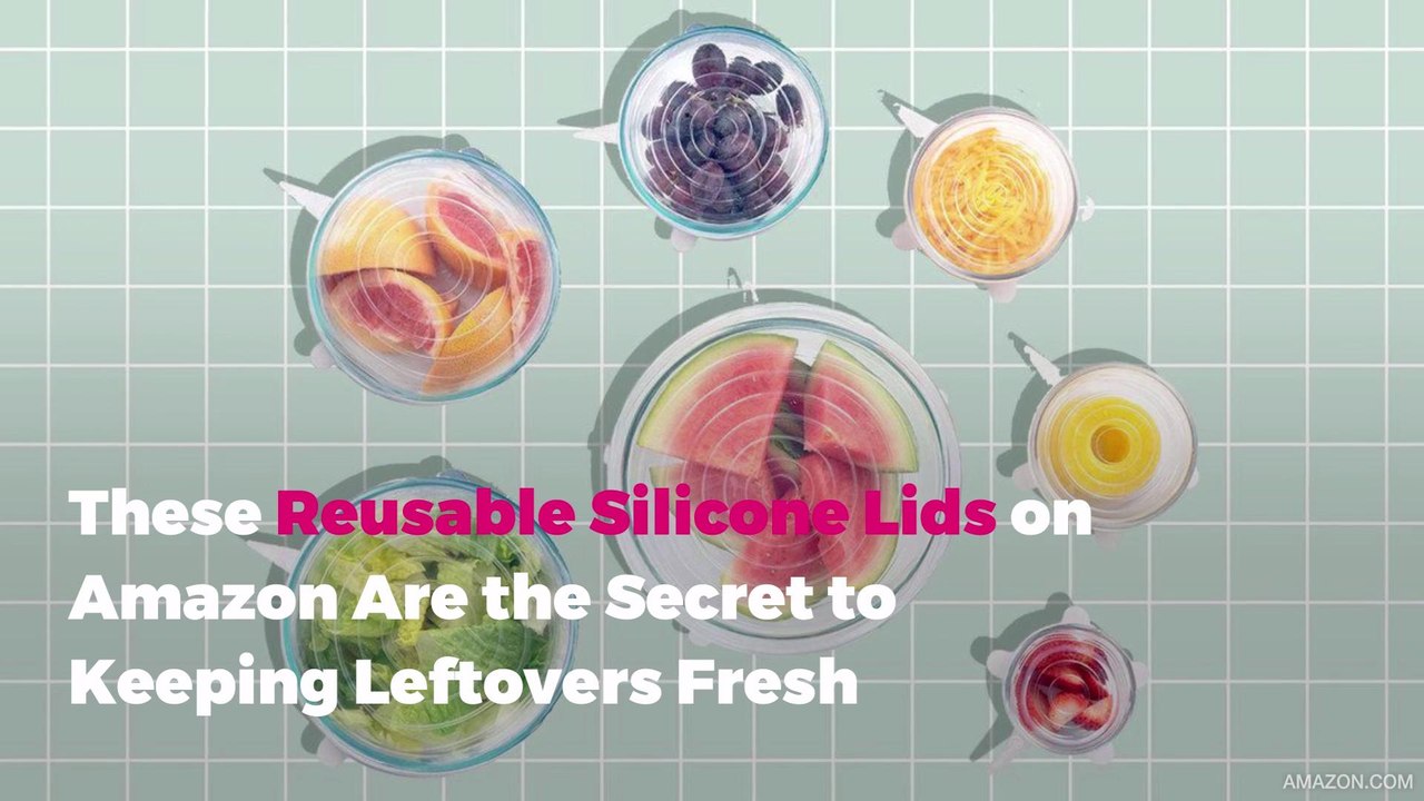 These Reusable Silicone Lids on Amazon Are the Secret to Keeping Leftovers Fresh