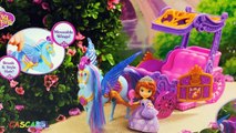 EL CARRUAJE Y CABALLO ROYAL DE LA PRINCESA SOFIA THE FIRST ROYAL HORSE AND CARRIAGE DISNEY JUNIOR