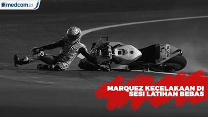 Marc Marquez Alami Kecelakaan di FP1 MotoGP Thailand
