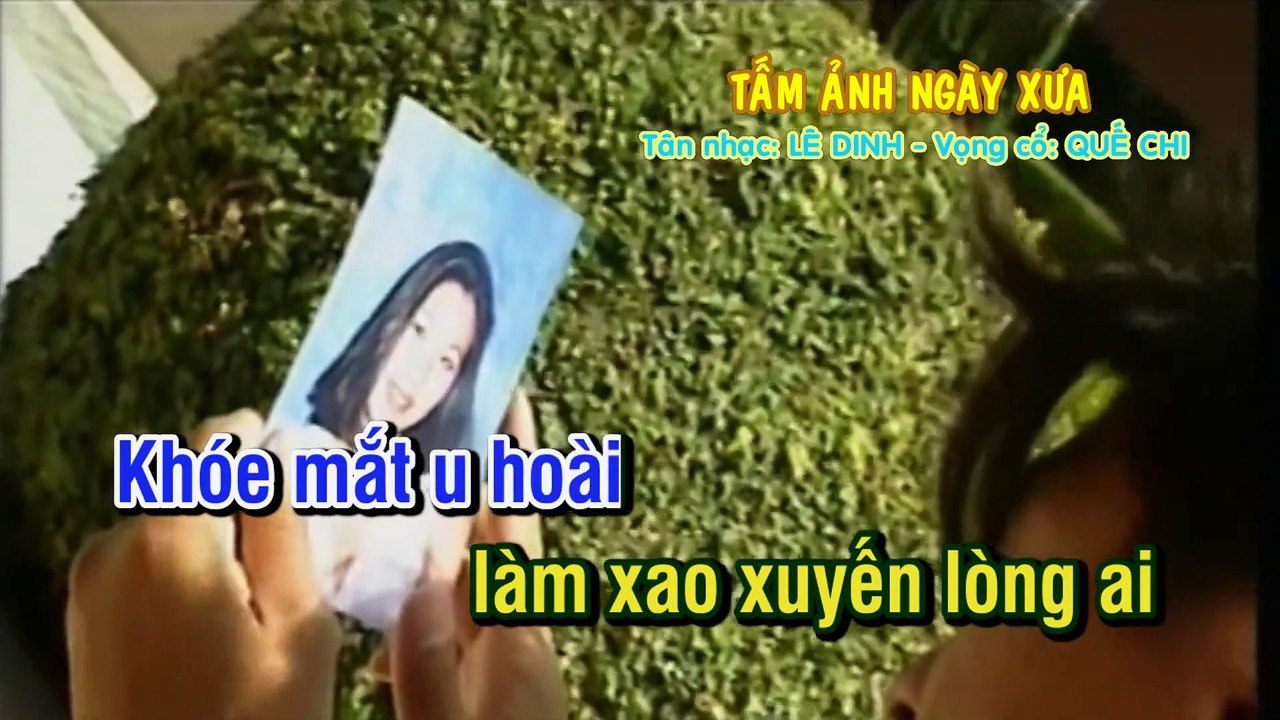 TẤM ẢNH NGÀY XƯA Tân Cổ KaraOke Song Ca Nhạc- Lê Dinh - Vọng cổ- Quế chi