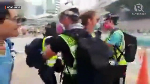 Hong Kong flash-mob rallies erupt as anger mounts over shot protester