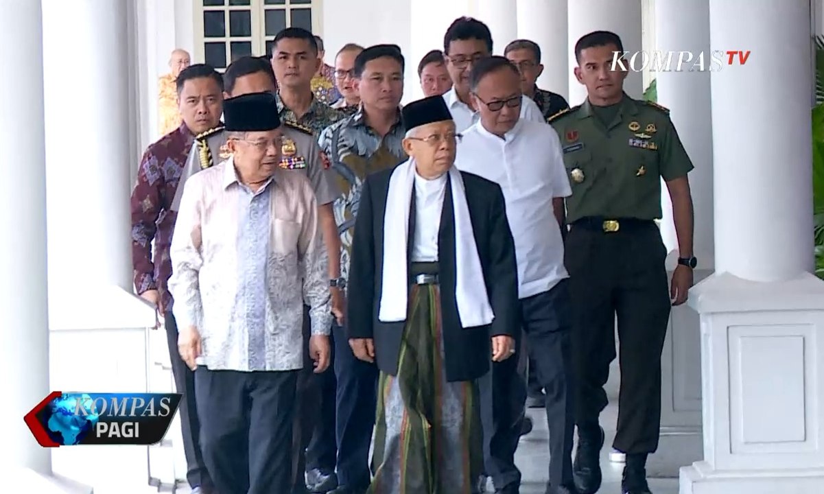 JK Ajak Ma'ruf Amin Kenalan dengan Staf Istana Wapres