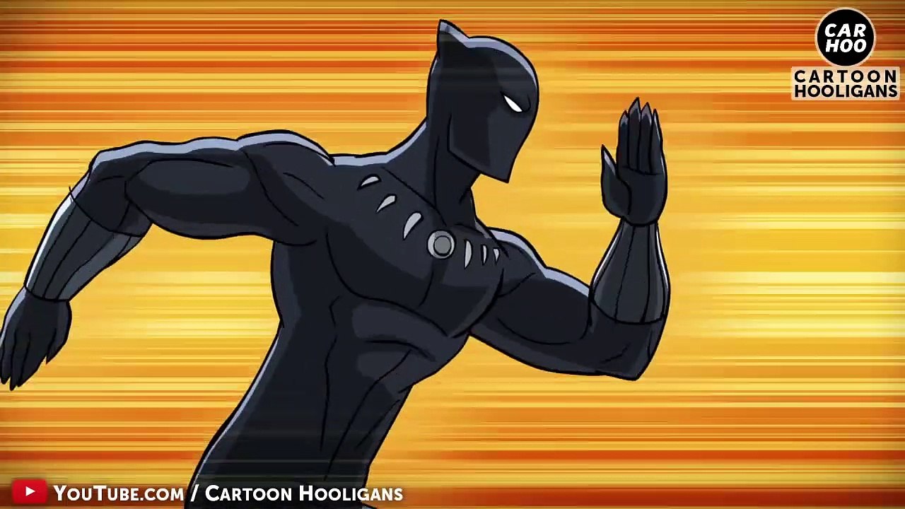 BLACK PANTHER x VENOM ( MARVEL Superheroes Fan Animation )