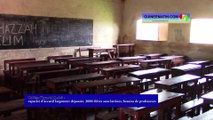 Collège Thyndel (Labé) :_capacité d’accueil largement dépassée, 2000 élèves sans latrines, besoins de professeurs