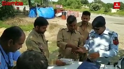 Drive against traffic rules violators in Samba