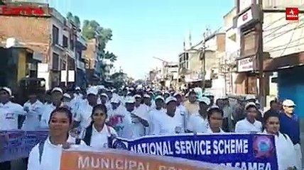 महात्मा गांधी जयंती पर निकाली जागरूकता रैली #FitIndia #SwacchBharatAbhiyan