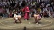 Shimanoumi vs Asanoyama - Aki 2019, Makuuchi - Day 10