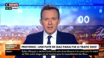 Cette nuit, des centaines de voyageurs de la SNCF sont restés bloqués à Marseille et Toulon en raison d'une importante fuite de gaz à la Ciotat