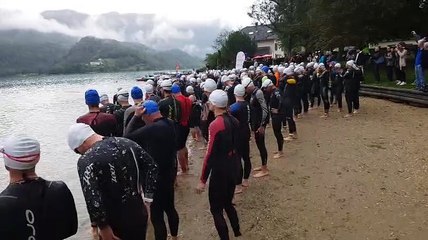 Triathlon : c'est parti au lac d'Aiguebelette