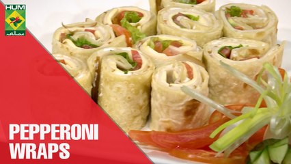 Super easy Pepperoni Wraps | Quick Recipe | Masala TV