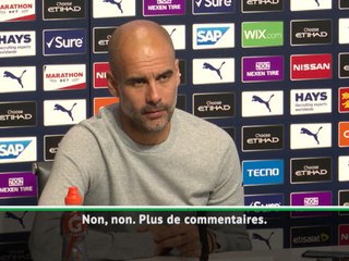 8e j. - Guardiola : "Plus de commentaires sur l'affaire Silva"