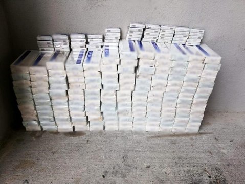 Gümrük muhafaza ekipleri 1 milyon 50 bin lira değerinde kaçak sigara ele geçirdi