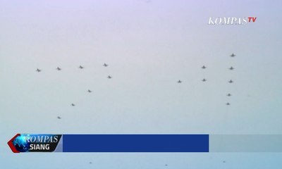Atraksi Udara Ditampilkan di Peringatan HUT TNI Ke-74